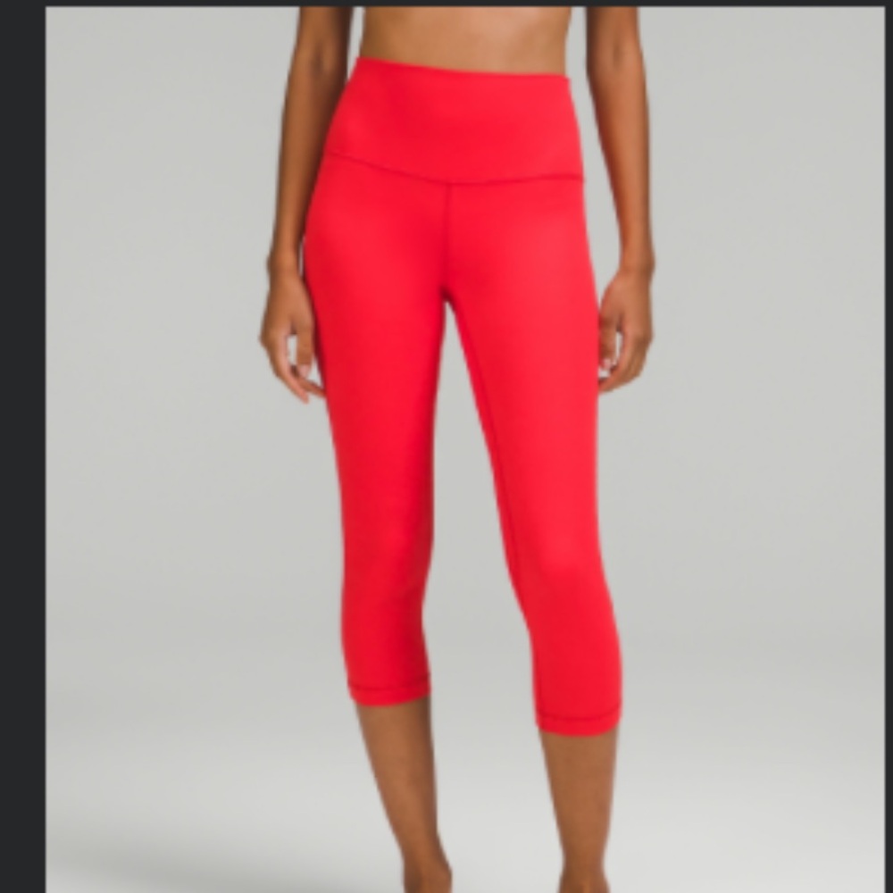 Lululemon Align leggings love red